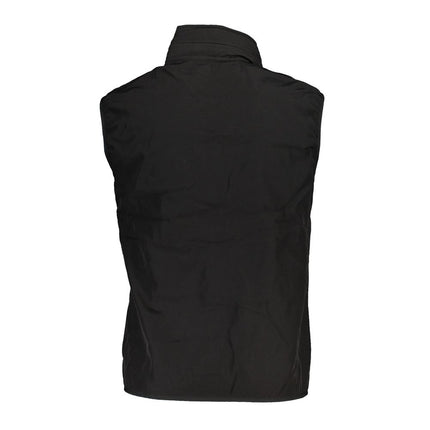 Chaqueta de poliéster negro