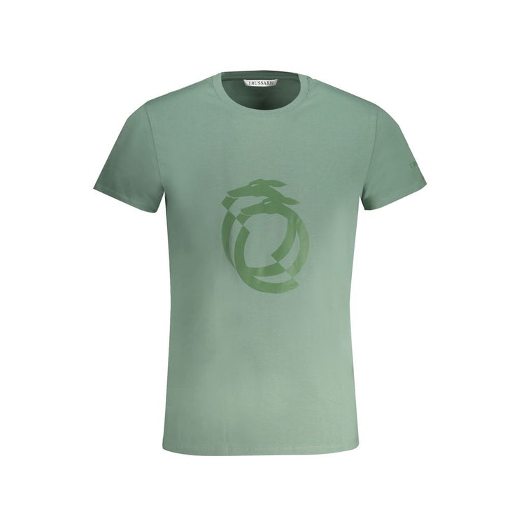 T-shirt in cotone verde