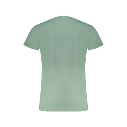 Groen katoenen t-shirt