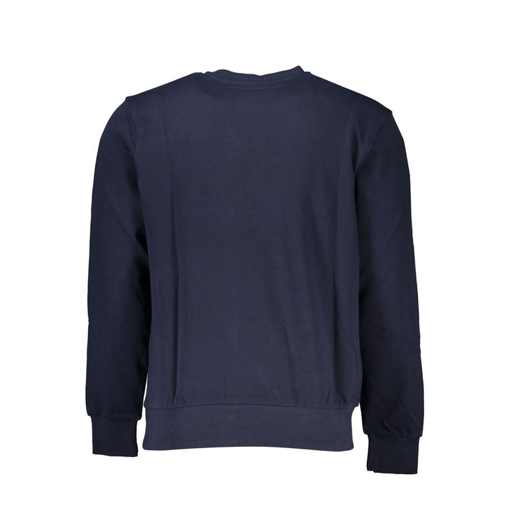 Pull en coton bleu