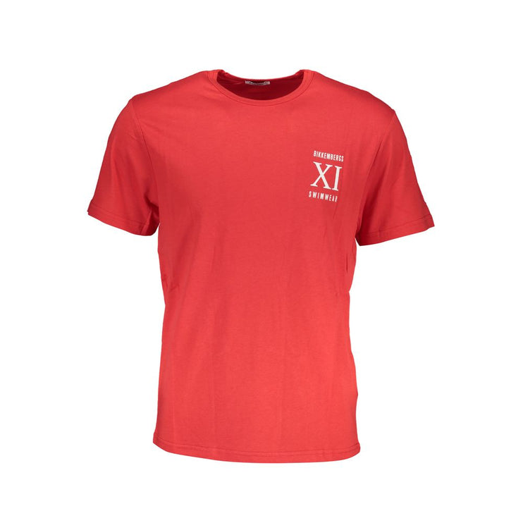 T-shirt di cotone rosso