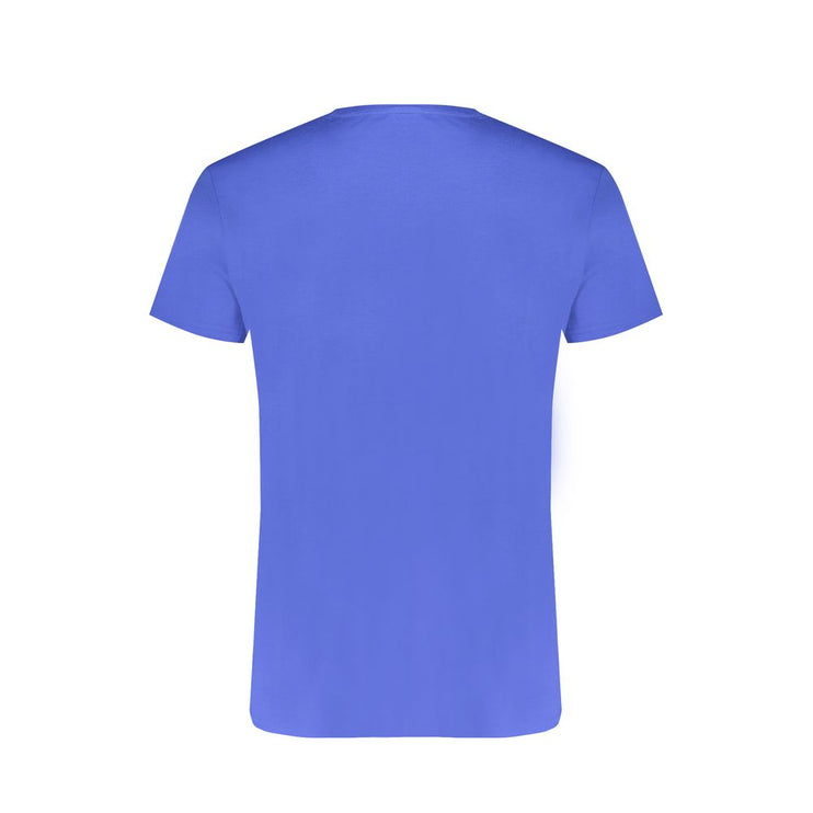 T-shirt di cotone blu