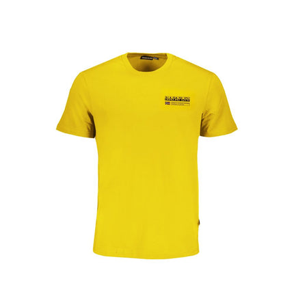 T-shirt di cotone giallo