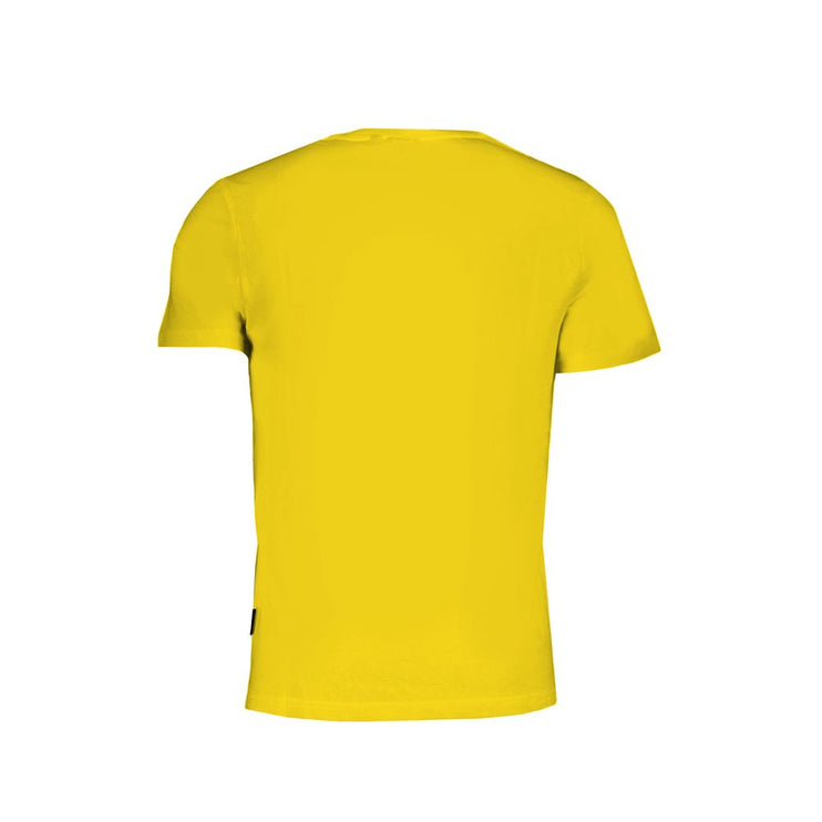 T-shirt di cotone giallo