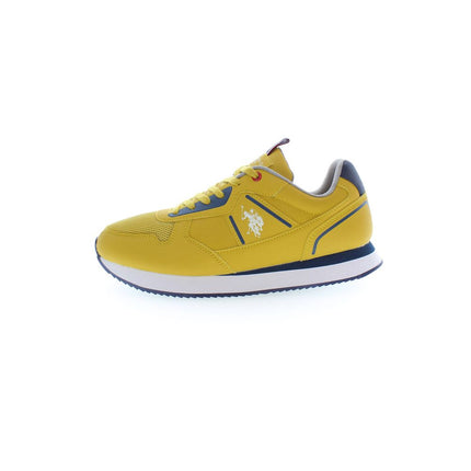 Zapatillas de deporte deportivas de cordero amarillo radiante