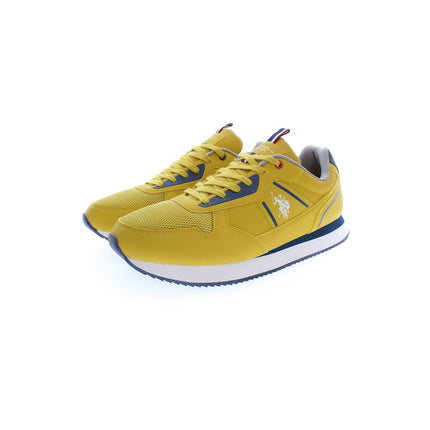 Zapatillas de deporte deportivas de cordero amarillo radiante