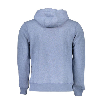 Blue Cotton Men Sweater