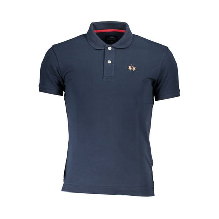 Polo elegante slim fit con dettagli a contrasto