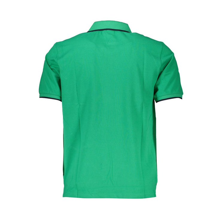 Shirt di polo in cotone verde