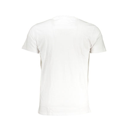 Wit katoenen t-shirt