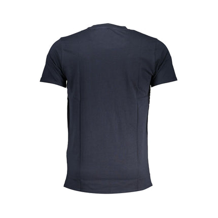 Blauw katoenen t-shirt