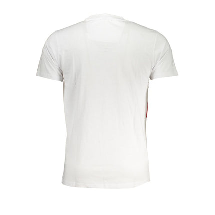 Wit katoenen t-shirt