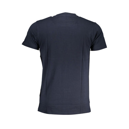 Blauw katoenen t-shirt