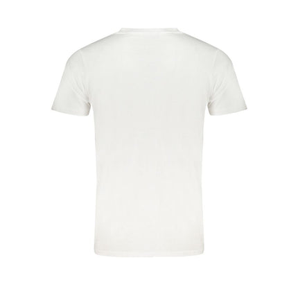 Wit katoenen t-shirt