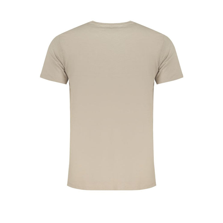 T-shirt di cotone beige