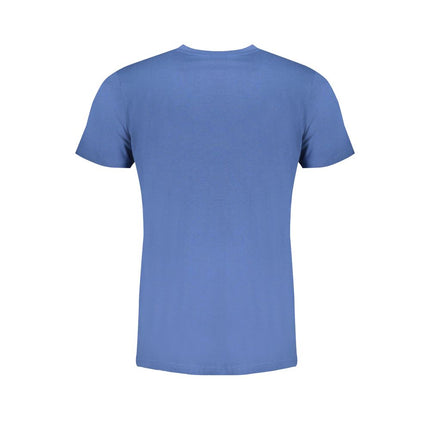 Blauw katoenen t-shirt