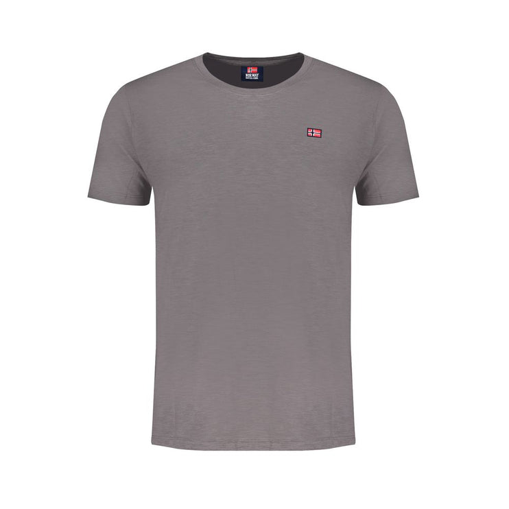 T-shirt di cotone grigio