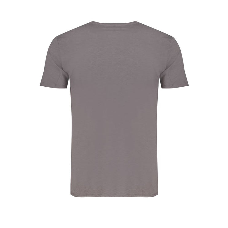 T-shirt di cotone grigio