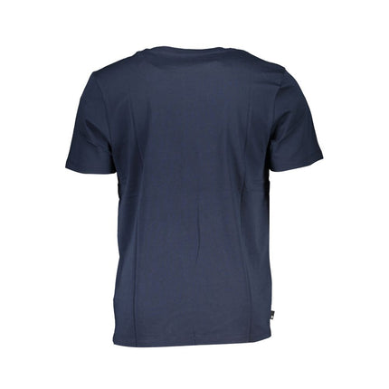 Blauw katoenen t-shirt