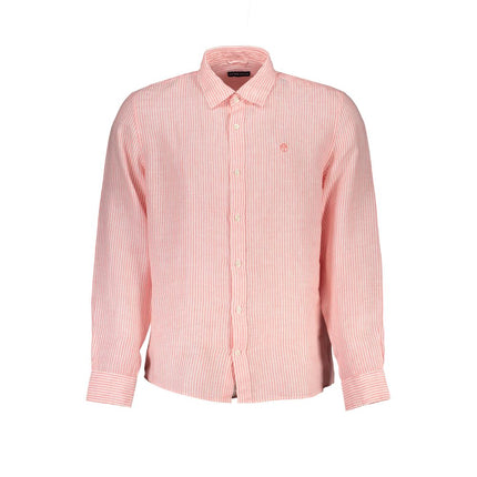 Roze linnen shirt