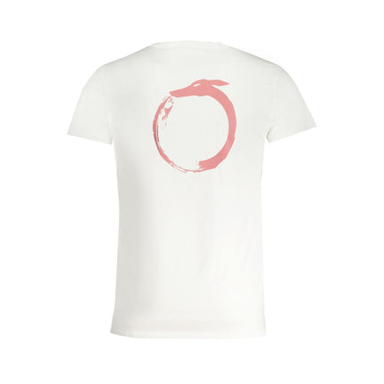 Wit katoenen t-shirt