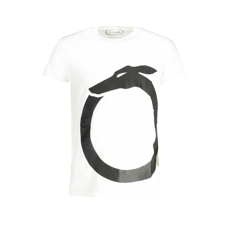 T-shirt di cotone bianco