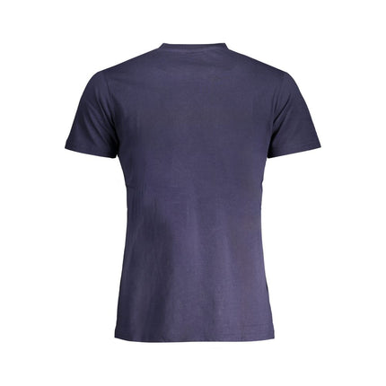 T-shirt di cotone blu