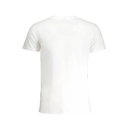 Wit katoenen t-shirt