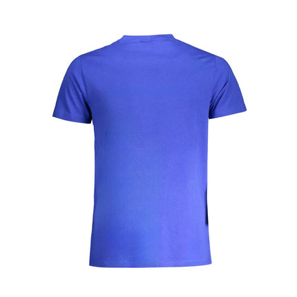 T-shirt di cotone blu