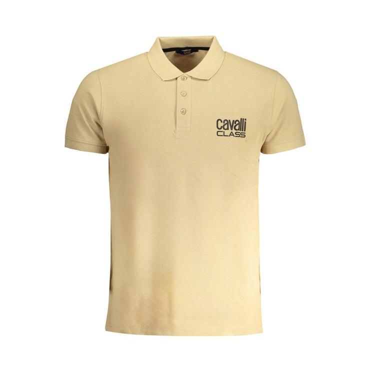 Polo di cotone beige