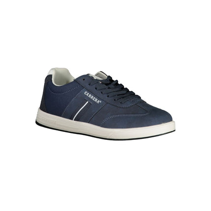 Blue Polyester Sneaker