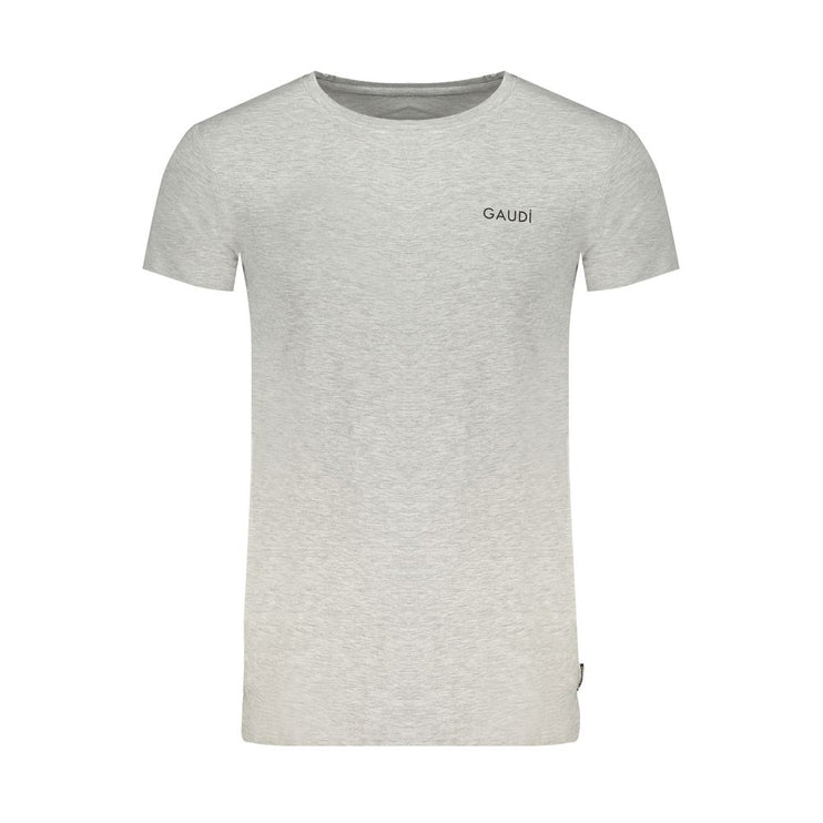 T-shirt di cotone grigio