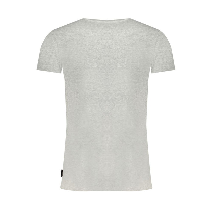 T-shirt di cotone grigio