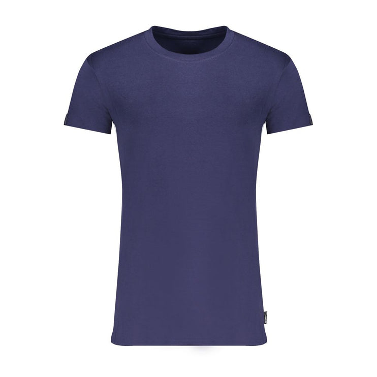 T-shirt di cotone blu