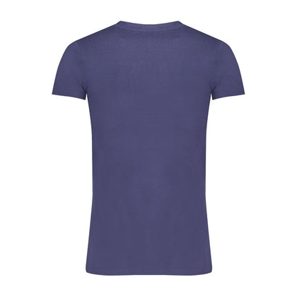 T-shirt di cotone blu