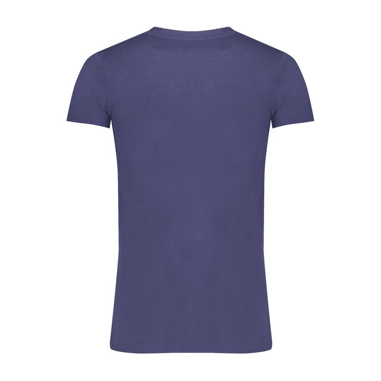 T-shirt di cotone blu