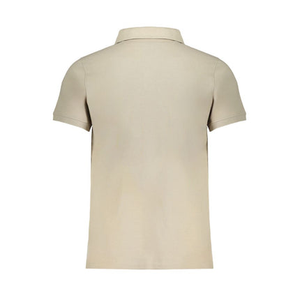 Polo en coton beige