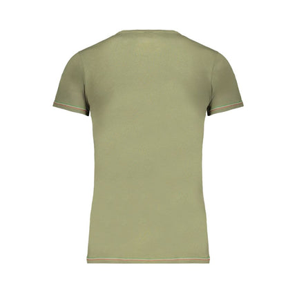 T-shirt in cotone verde