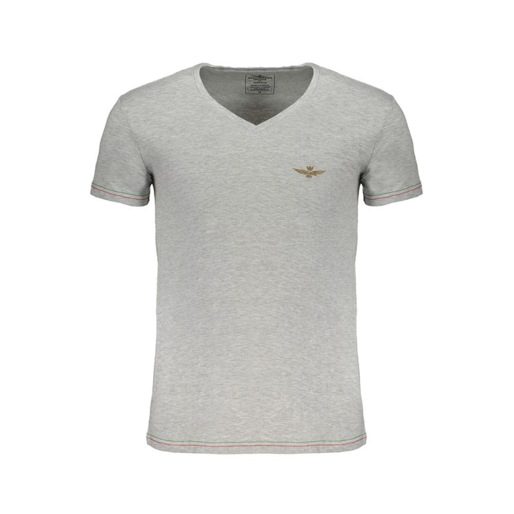 T-shirt di cotone grigio