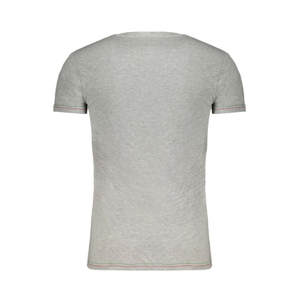 T-shirt di cotone grigio