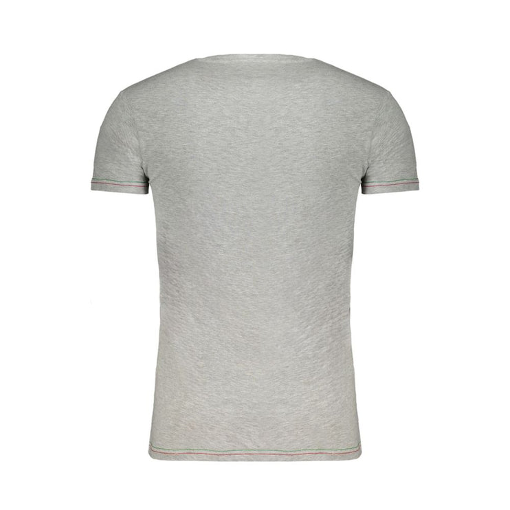 T-shirt di cotone grigio