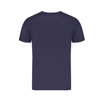 Blauw katoenen t-shirt