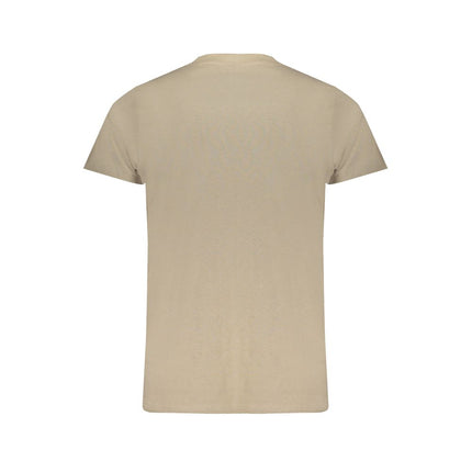 T-shirt di cotone beige