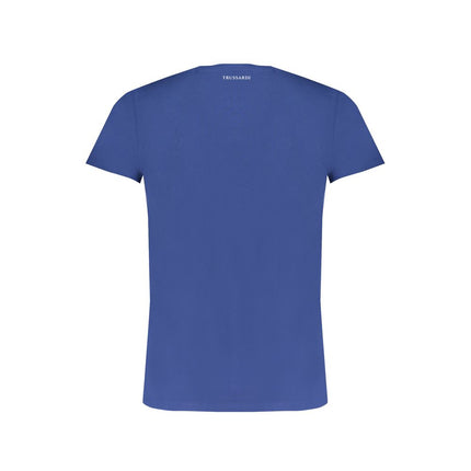 T-shirt di cotone blu