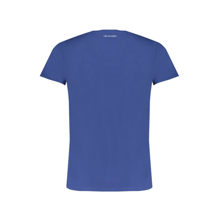 T-shirt di cotone blu