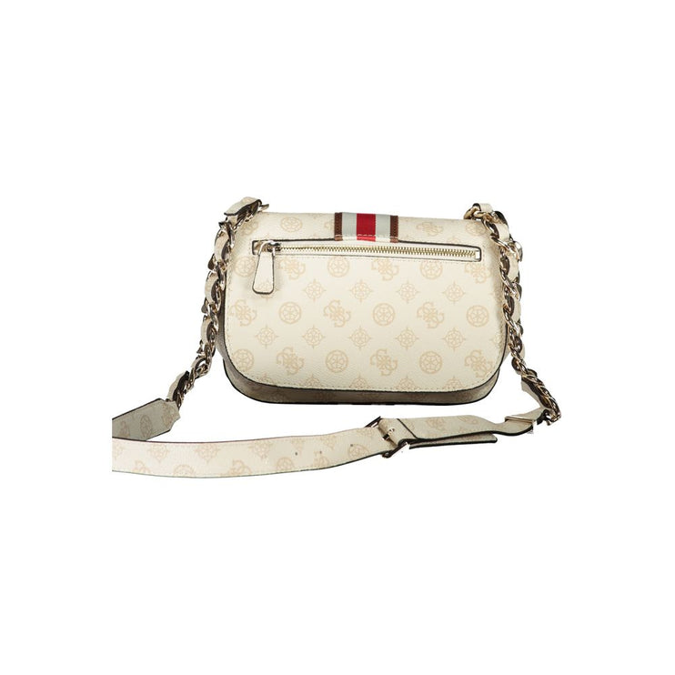 Bolso de polietileno beige