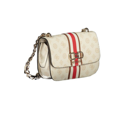 Bolso de polietileno beige