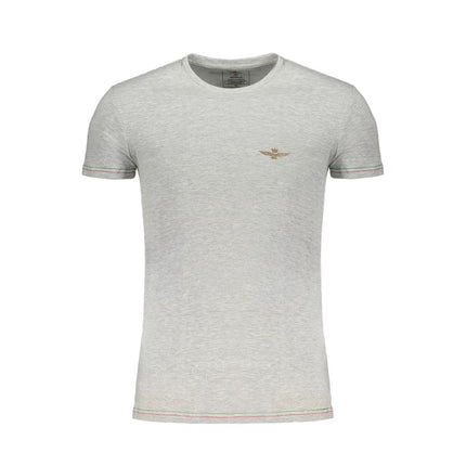 T-shirt di cotone grigio