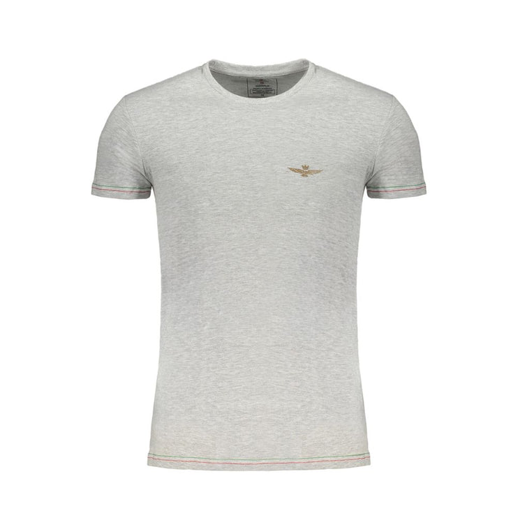 T-shirt di cotone grigio