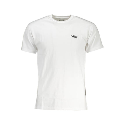 White Cotton Men T-Shirt